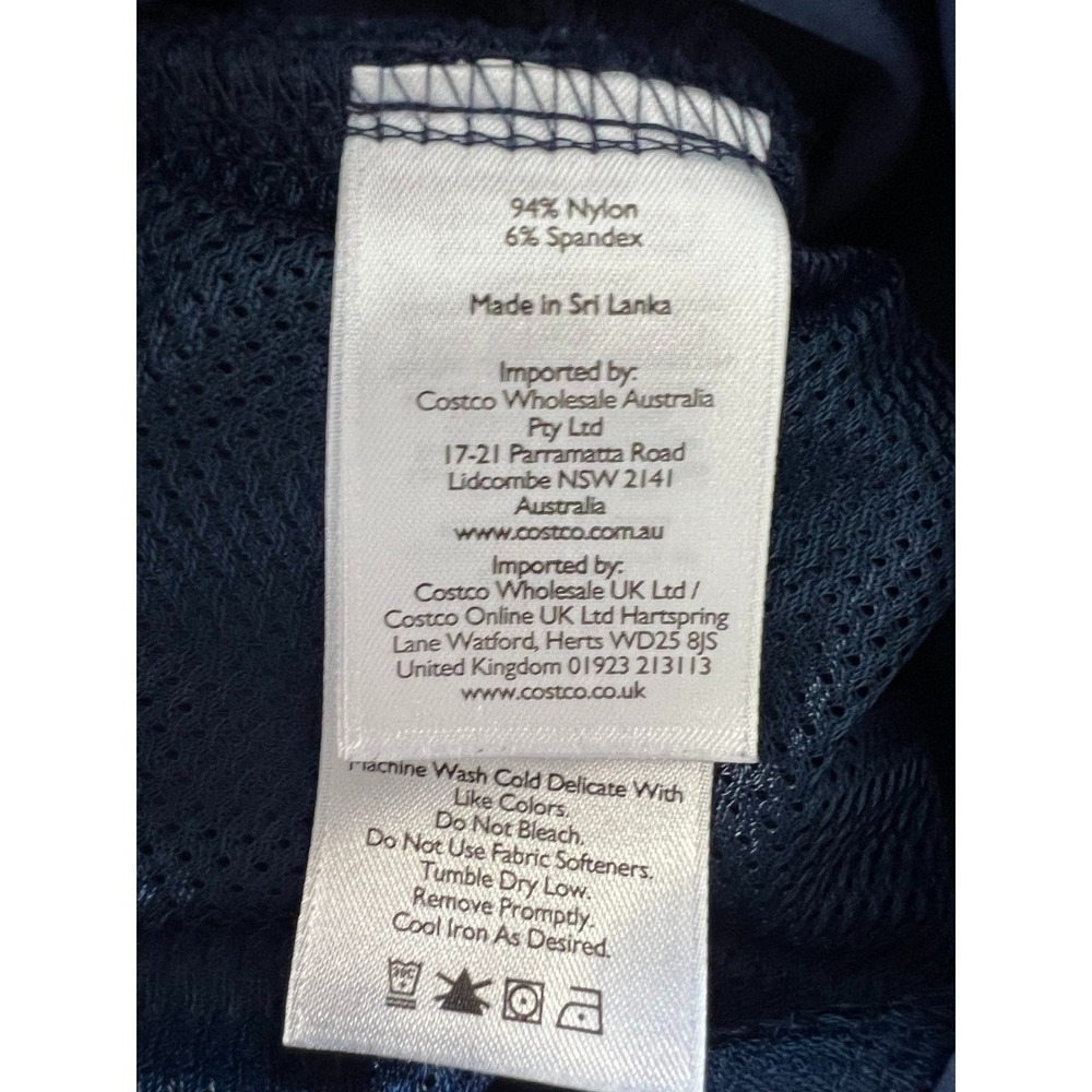 Eddie Bauer Womens 4 Navy Blue Hiking Capri Pants Stretch Cargo 28x20 - Picture 5 of 10